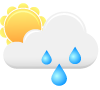 Zumindest zeitweise sonnig, in der zweiten Tageshälfte steigt die Schauerneigung.